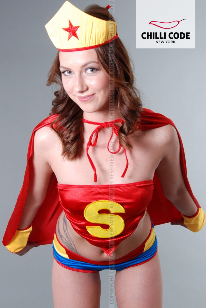 Sexy kostým - Superžena, Supermanka